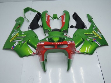 Kawasaki ZX9R 1994-1997 Verkleidungen - Grün Rot Verkauf
