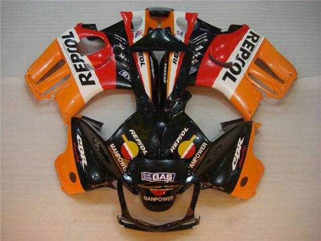 Honda CBR 600 F3 1995-1998 Verkleidungen - Schwarz Orange Repsol Verkauf