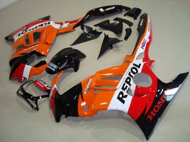 Honda CBR 600 F3 1995-1998 Verkleidung - Schwarz Orange Repsol Verkauf
