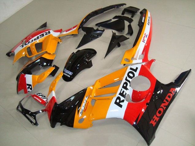 Honda CBR 600 F3 1995-1998 Verkleidungen - Orange Schwarz Repsol Verkauf Honda CBR 600 F3 1995-1998 Verkleidungen - Orange Schwarz Repsol Verkauf