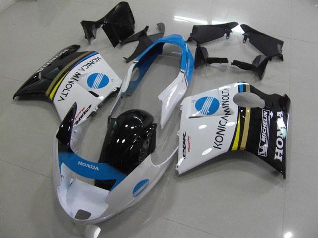 Honda CBR 1100 XX Blackbird 1996-2007 Verkleidungen - Weiß Konica Minolta Verkauf Honda CBR 1100 XX Blackbird 1996-2007 Verkleidungen - Weiß Konica Minolta Verkauf