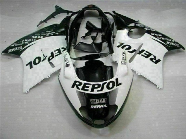 Honda CBR 1100 XX 1996-2007 Verkleidungen - Weiß Schwarz Repsol Verkauf Honda CBR 1100 XX 1996-2007 Verkleidungen - Weiß Schwarz Repsol Verkauf