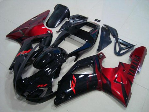 Yamaha R1 1998-1999 Verkleidungen - Schwarz Rot Verkauf Yamaha R1 1998-1999 Verkleidungen - Schwarz Rot Verkauf