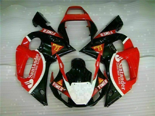 Yamaha R6 1998-2002 Verkleidungen - Rot Schwarz Verkauf