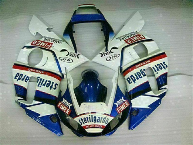 Yamaha R6 1998-2002 Vollverkleidung - Blau Weiß Verkauf Yamaha R6 1998-2002 Vollverkleidung - Blau Weiß Verkauf