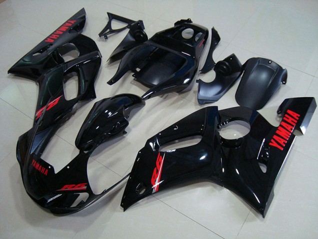 Yamaha R6 1998-2002 Verkleidung - Glänzend Schwarz Rote Aufkleber Verkauf Yamaha R6 1998-2002 Verkleidung - Glänzend Schwarz Rote Aufkleber Verkauf