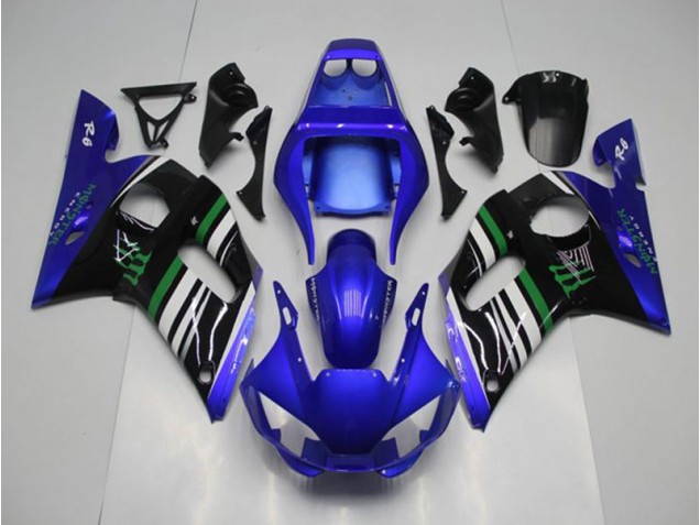 Yamaha R6 1998-2002 Verkleidungen - Blau Monster Verkauf Yamaha R6 1998-2002 Verkleidungen - Blau Monster Verkauf