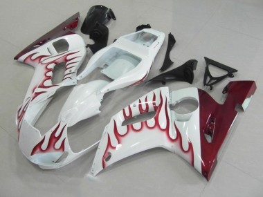 Yamaha R6 1998-2002 Verkleidungen - Rot Flamme Verkauf