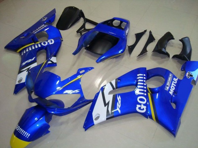 Yamaha R6 1998-2002 Verkleidungen - Blau Go Motul Verkauf Yamaha R6 1998-2002 Verkleidungen - Blau Go Motul Verkauf