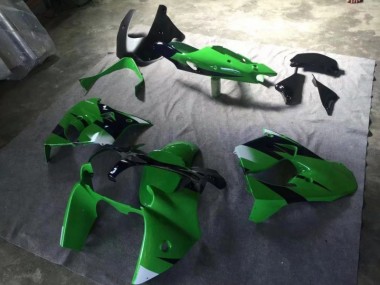 Kawasaki ZX9R 2000-2001 Verkleidungen - Grün Matt Schwarz Tintenblau Verkauf