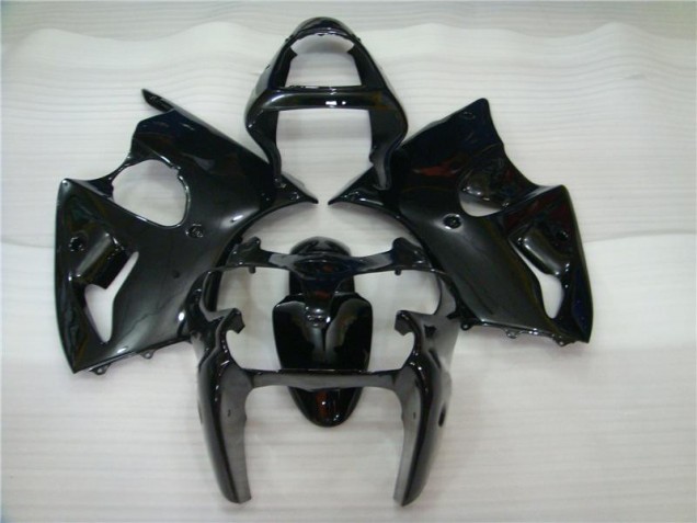 Kawasaki ZX6R 2000-2002 Verkleidungen - Glänzend Schwarz Verkauf