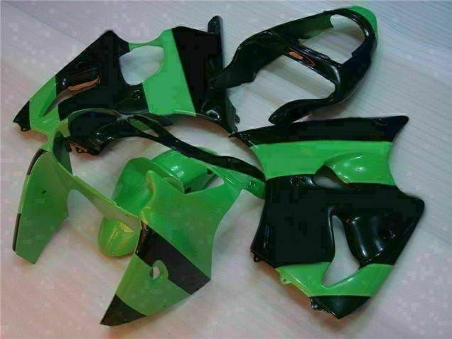 Kawasaki ZX6R 2000-2002 VollVerkleidungen & Plastik - Grün Schwarz Verkauf