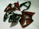 Kawasaki ZX6R 2000-2002 Verkleidungen - Schwarz rote Flamme Verkauf