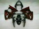 Kawasaki ZX6R 2000-2002 Verkleidungen - Schwarz rote Flamme Verkauf