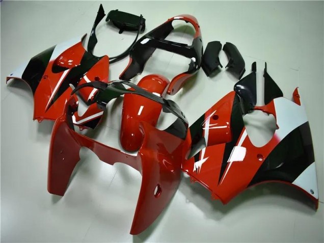 Kawasaki ZX6R 2000-2002 Verkleidungen - Rot Schwarz Weiß Verkauf