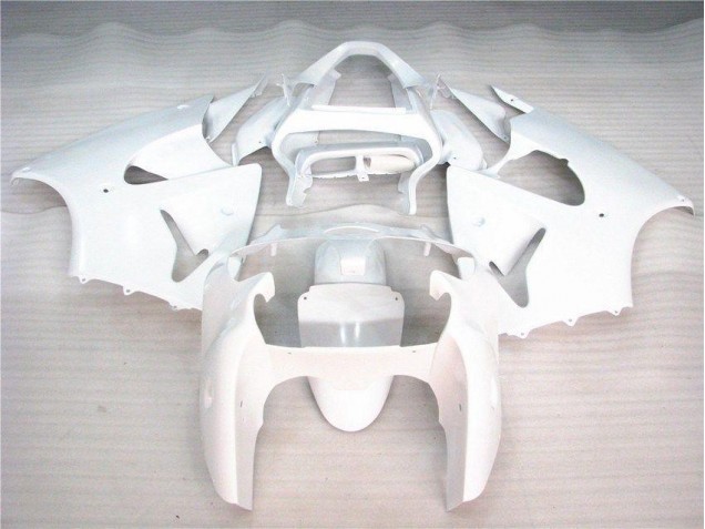 Kawasaki ZX6R 2000-2002 Verkleidungen - Glänzend Weiß Verkauf