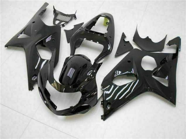 Suzuki GSXR 1000 K1 2000-2002 Verkleidungen - Glänzend Schwarz Verkauf