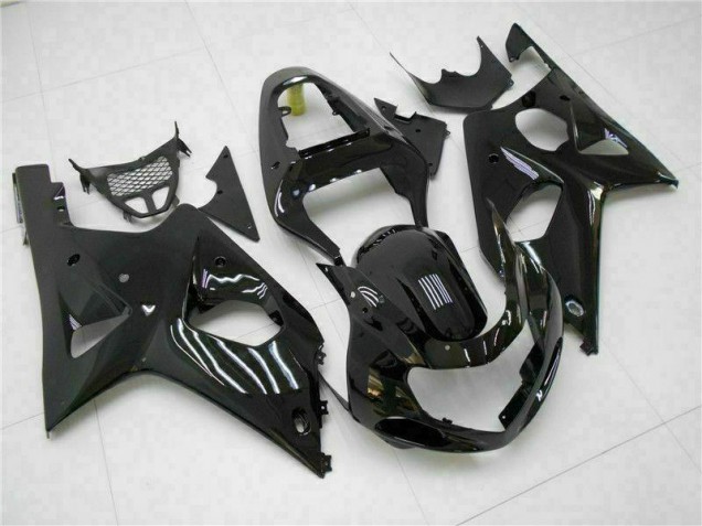 Suzuki GSXR 1000 K1 2000-2002 Verkleidungen - Glänzend Schwarz Verkauf