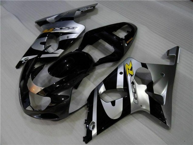 Suzuki GSXR 1000 K1 2000-2002 Verkleidungen - Silber Schwarz Verkauf Suzuki GSXR 1000 K1 2000-2002 Verkleidungen - Silber Schwarz Verkauf