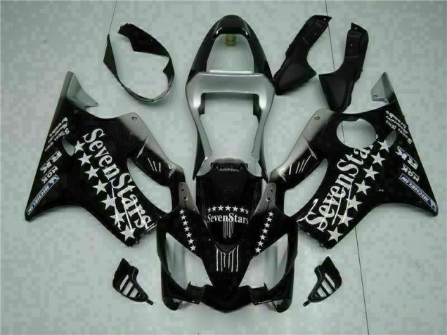 Honda CBR 600 F4i 2001-2003 Verkleidungen - Schwarz Weißes SevenStarss Verkauf