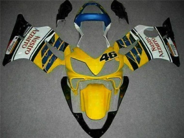 Honda CBR 600 F4i 2001-2003 Verkleidungen - Gelb Weiß Verkauf