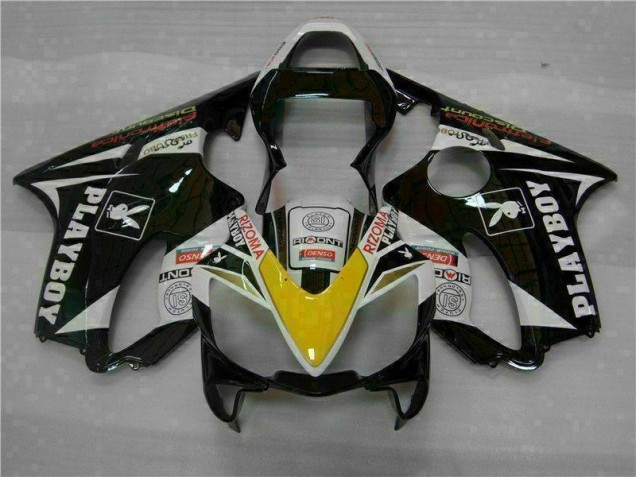 Honda CBR 600 F4i 2001-2003 Verkleidungen - Gelb Silber Schwarz Playboy Verkauf Honda CBR 600 F4i 2001-2003 Verkleidungen - Gelb Silber Schwarz Playboy Verkauf