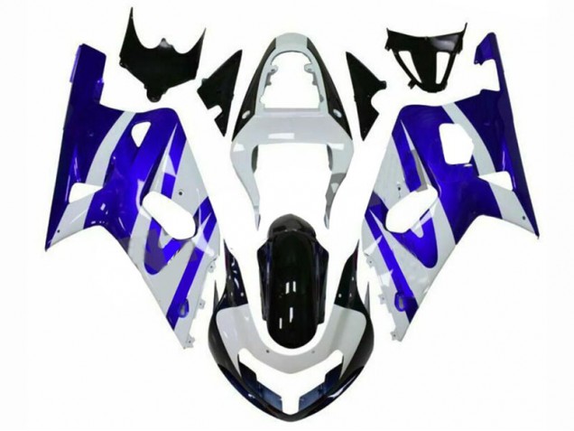 Suzuki GSXR 600 / 750 K1 K2 K3 2001-2003 Verkleidungen - Blau Weiß Verkauf Suzuki GSXR 600 / 750 K1 K2 K3 2001-2003 Verkleidungen - Blau Weiß Verkauf