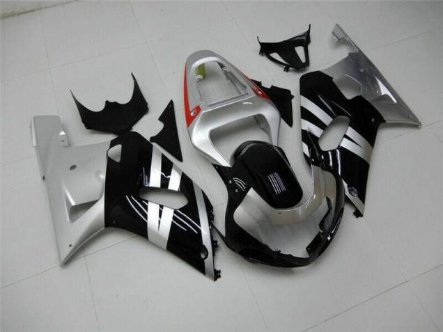 Suzuki GSXR 600 / 750 K1 K2 K3 2001-2003 Verkleidungen - Schwarz Silber Verkauf Suzuki GSXR 600 / 750 K1 K2 K3 2001-2003 Verkleidungen - Schwarz Silber Verkauf