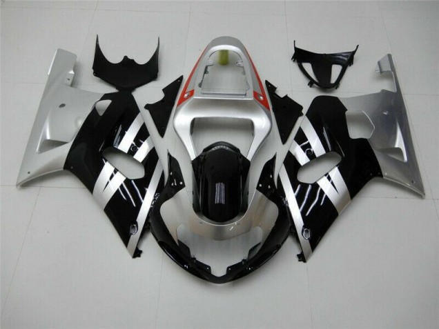 Suzuki GSXR 600 / 750 K1 K2 K3 2001-2003 Verkleidungen - Schwarz Silber Verkauf Suzuki GSXR 600 / 750 K1 K2 K3 2001-2003 Verkleidungen - Schwarz Silber Verkauf
