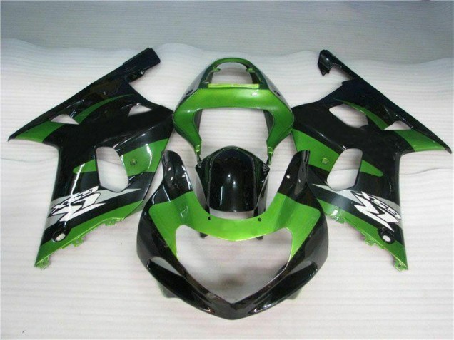 Suzuki GSXR 600 / 750 K1 K2 K3 2001-2003 Verkleidungen - Grün Schwarz Verkauf Suzuki GSXR 600 / 750 K1 K2 K3 2001-2003 Verkleidungen - Grün Schwarz Verkauf