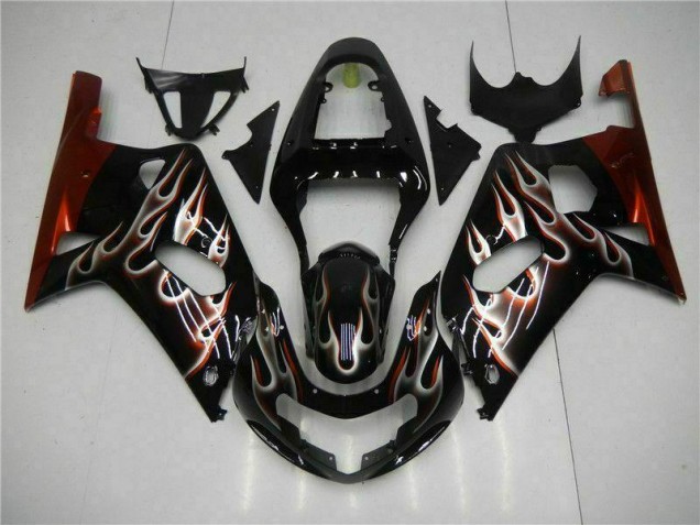 Suzuki GSXR 600 / 750 K1 K2 K3 2001-2003 Verkleidung - Schwarz Verkauf Suzuki GSXR 600 / 750 K1 K2 K3 2001-2003 Verkleidung - Schwarz Verkauf