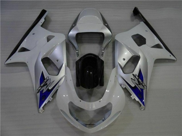 Suzuki GSXR 600 / 750 K1 K2 K3 2001-2003 Verkleidungen - Weiß Silber Verkauf