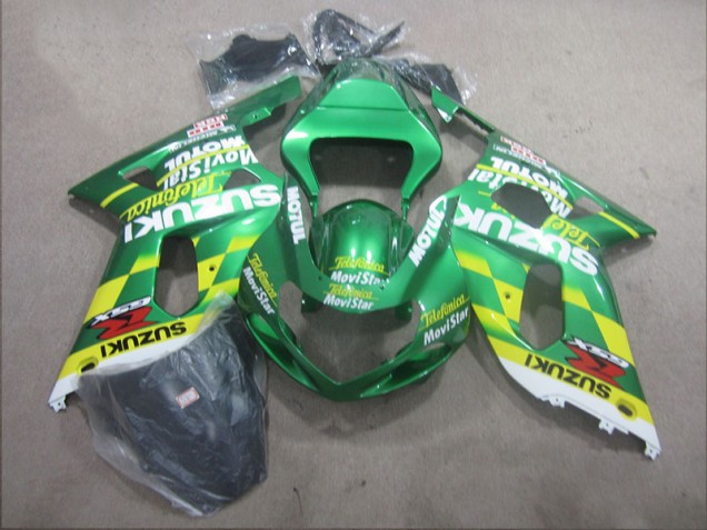 Suzuki GSXR 600 K1 K2 K3 2001-2003 Verkleidungen - Telefunica Movistar Verkauf Suzuki GSXR 600 K1 K2 K3 2001-2003 Verkleidungen - Telefunica Movistar Verkauf