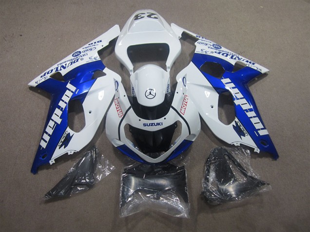 Suzuki GSXR 600 K1 K2 K3 2001-2003 Verkleidung - Weiß Blau Motul Verkauf Suzuki GSXR 600 K1 K2 K3 2001-2003 Verkleidung - Weiß Blau Motul Verkauf