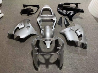Kawasaki ZX9R 2002-2003 Verkleidungen - Silber Glänzend Schwarz Verkauf
