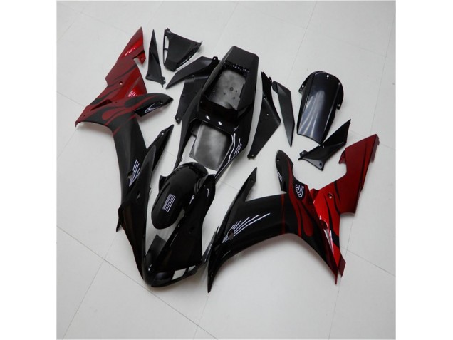 Yamaha R1 2002-2003 Verkleidungen - Schwarz Rot Verkauf Yamaha R1 2002-2003 Verkleidungen - Schwarz Rot Verkauf