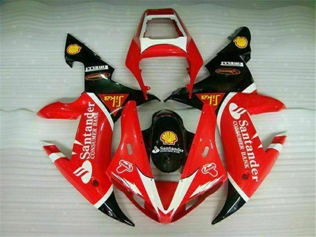 Yamaha R1 2002-2003 Vollverkleidung - Rot Verkauf
