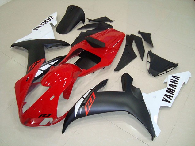 Yamaha R1 2002-2003 Verkleidungen - Matt Schwarz Rot Verkauf Yamaha R1 2002-2003 Verkleidungen - Matt Schwarz Rot Verkauf