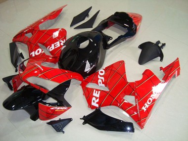 Honda CBR 600 RR 2003-2004 Verkleidungen - Schwarz Spider Man Repsol Verkauf