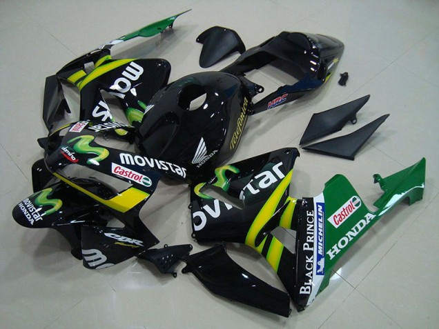 Honda CBR 600 RR 2003-2004 Verkleidungen - Schwarz Movistar Verkauf