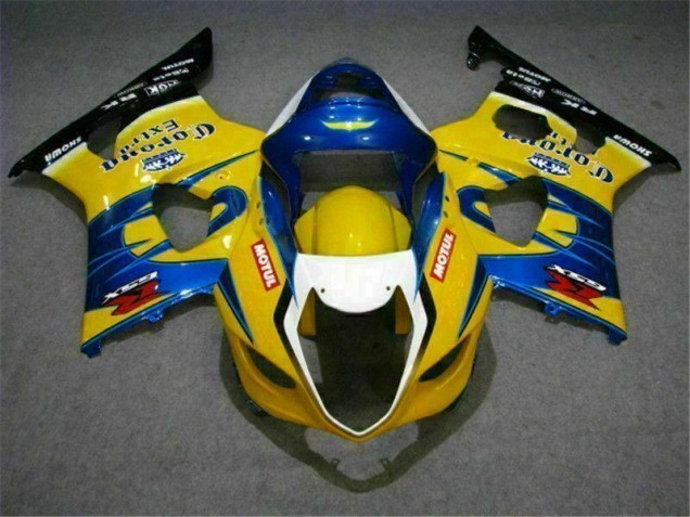 Suzuki GSXR 1000 K3 2003-2004 Verkleidungen - Gelb Blau Verkauf
