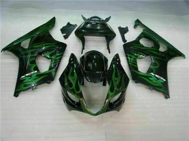 Suzuki GSXR 1000 K3 2003-2004 Verkleidungen - Grün Schwarz Verkauf Suzuki GSXR 1000 K3 2003-2004 Verkleidungen - Grün Schwarz Verkauf