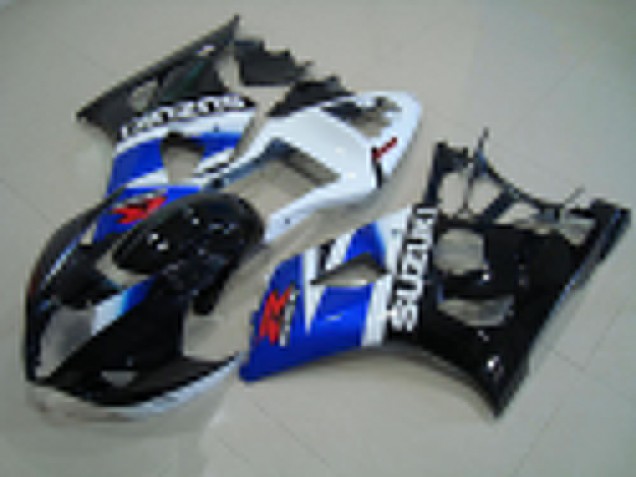 Suzuki GSXR 1000 K3 2003-2004 Verkleidungen - Schwarz Blau Weiß Verkauf Suzuki GSXR 1000 K3 2003-2004 Verkleidungen - Schwarz Blau Weiß Verkauf