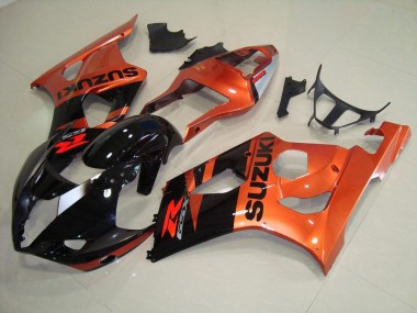 Suzuki GSXR 1000 K3 2003-2004 Verkleidungen - Orange und Schwarz Verkauf
