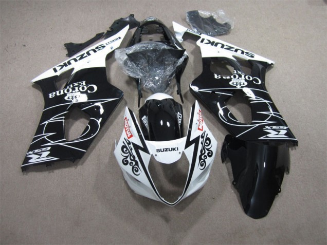 Suzuki GSXR 1000 K3 2003-2004 Verkleidungen - Schwarz Weiß Corona Extra Motul Verkauf Suzuki GSXR 1000 K3 2003-2004 Verkleidungen - Schwarz Weiß Corona Extra Motul Verkauf