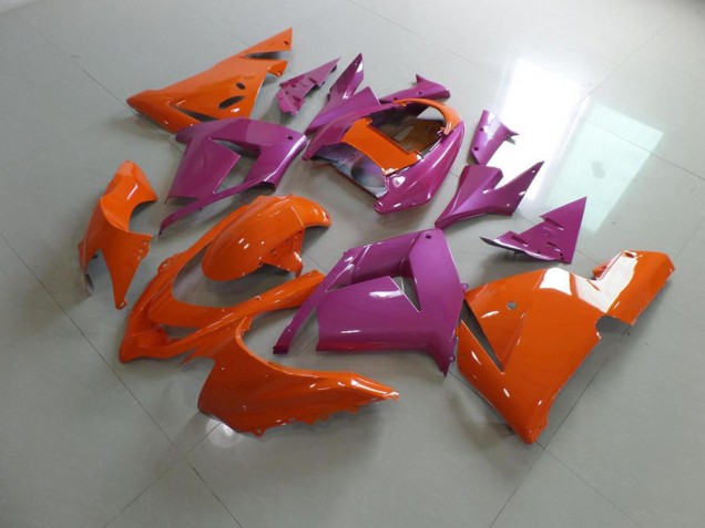 Kawasaki ZX10R 2003-2005 Verkleidungen - Orange und Rosa Verkauf Kawasaki ZX10R 2003-2005 Verkleidungen - Orange und Rosa Verkauf