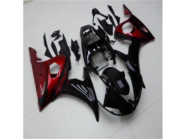 Yamaha R6 2003-2005 Verkleidungen - Schwarz Rot Verkauf Yamaha R6 2003-2005 Verkleidungen - Schwarz Rot Verkauf