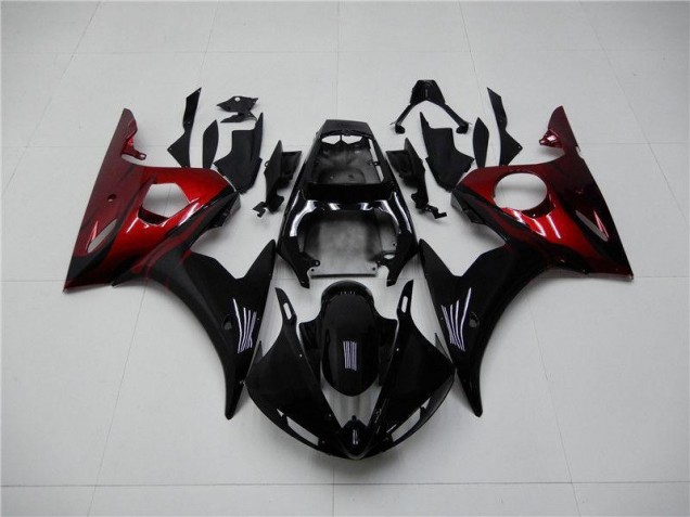 Yamaha R6 2003-2005 Verkleidungen - Schwarz Rot Verkauf Yamaha R6 2003-2005 Verkleidungen - Schwarz Rot Verkauf