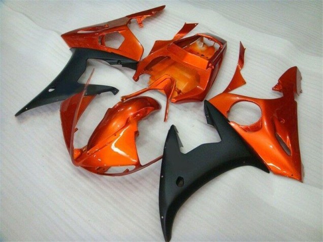 Yamaha R6 2003-2005 Verkleidungen - Orange Schwarz Verkauf