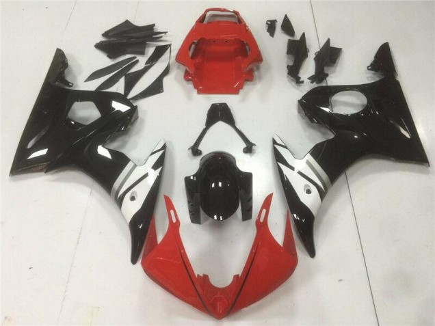 Yamaha R6 2003-2005 Verkleidungen - Rot Schwarz Weiß Verkauf Yamaha R6 2003-2005 Verkleidungen - Rot Schwarz Weiß Verkauf